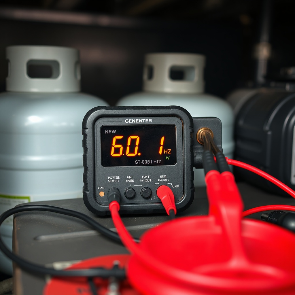 <A realistic photo of a multimeter display reading 60
